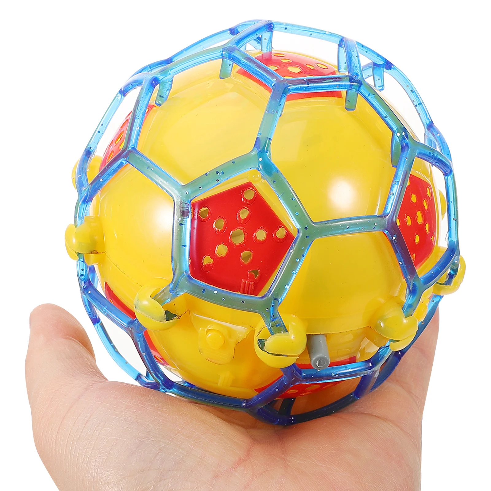 2pcs Luminous Jumping Football For Kids Fine Workmanship Music Light Bouncing Ball Electric Soccer Fun Indoor Outdoor Play Party