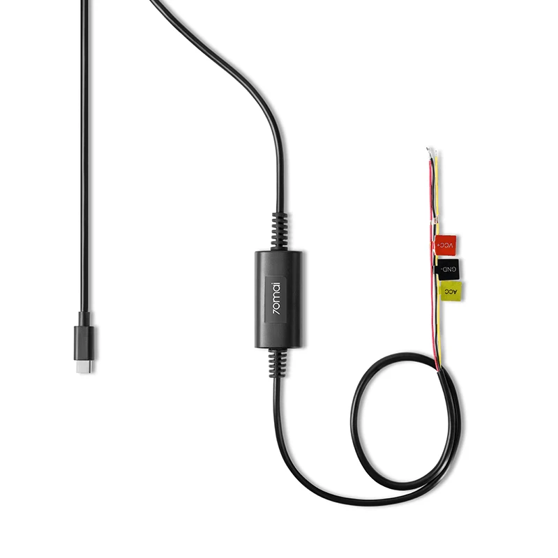 Cabo de vigilância de estacionamento 70mai up03 para 70mai a810 x200 omni m500 kit de fio rígido up03 24h monitor de estacionamento