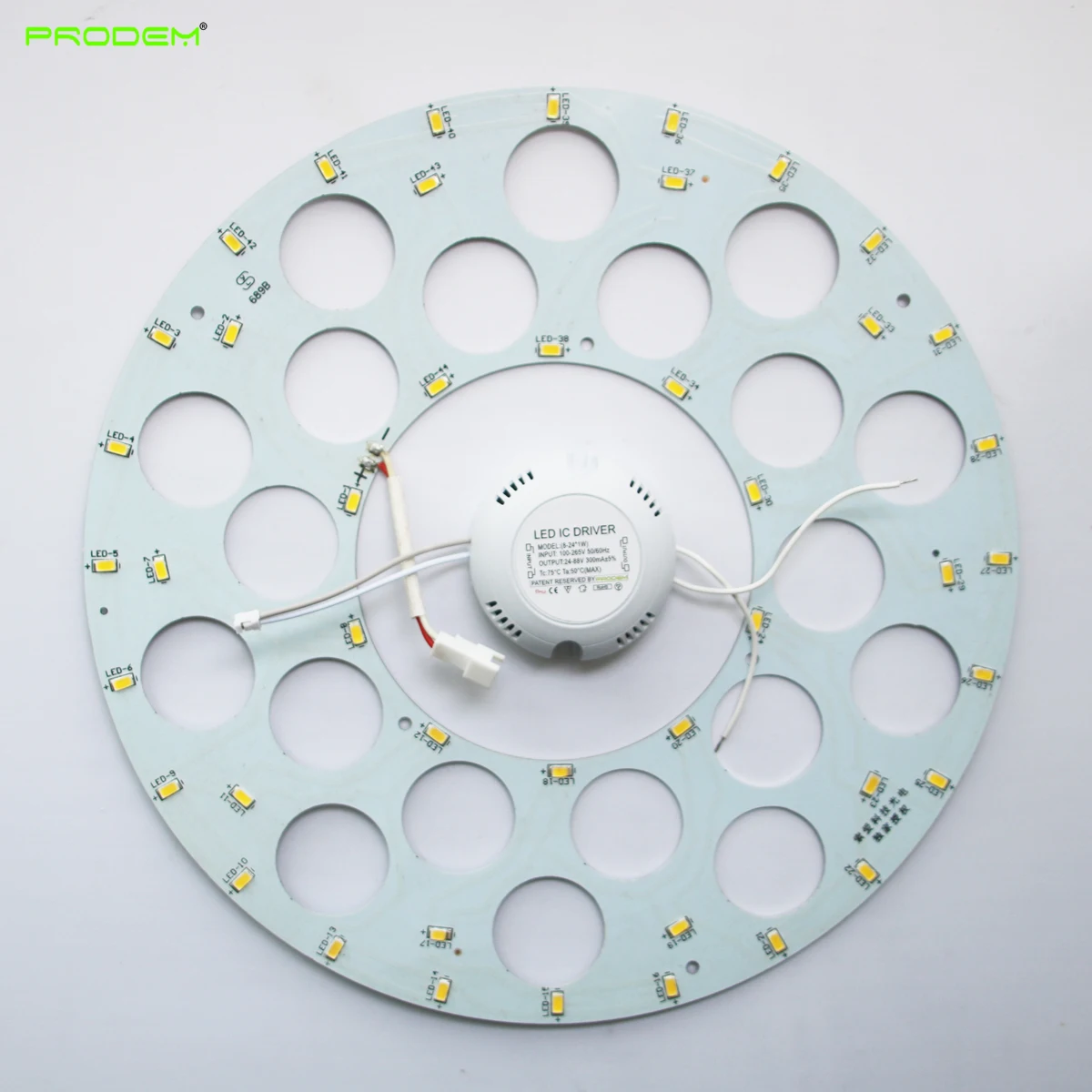 

Flower Shape DIY Kits Round 22W LED PCB Plate DIA258mm Circular Ceiling Light Techo 2D Tube 220V 230V 240V