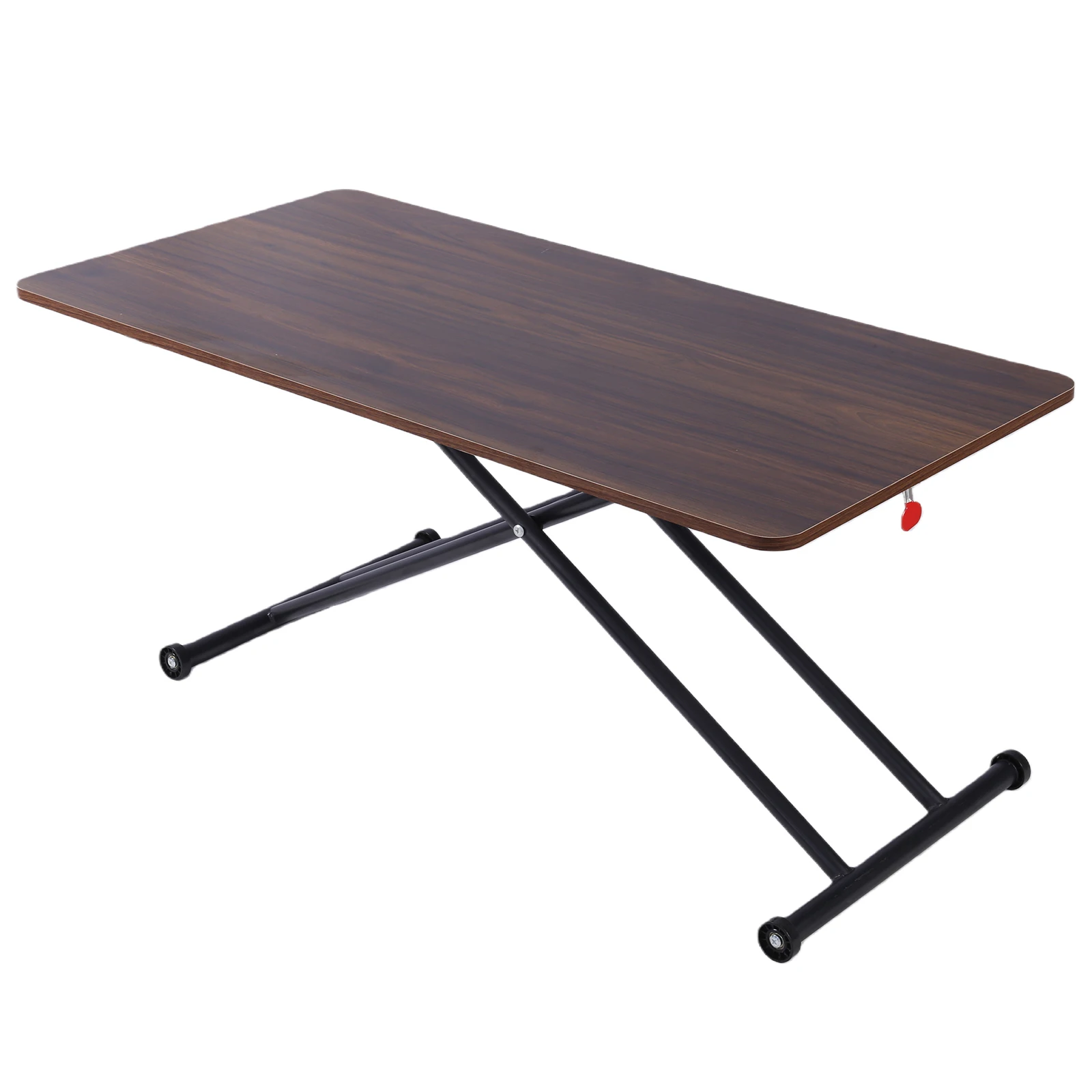 

Folding Coffee Table with Rollers Low Coffee Table Wooden Modern Coffee Table for Small Spaces