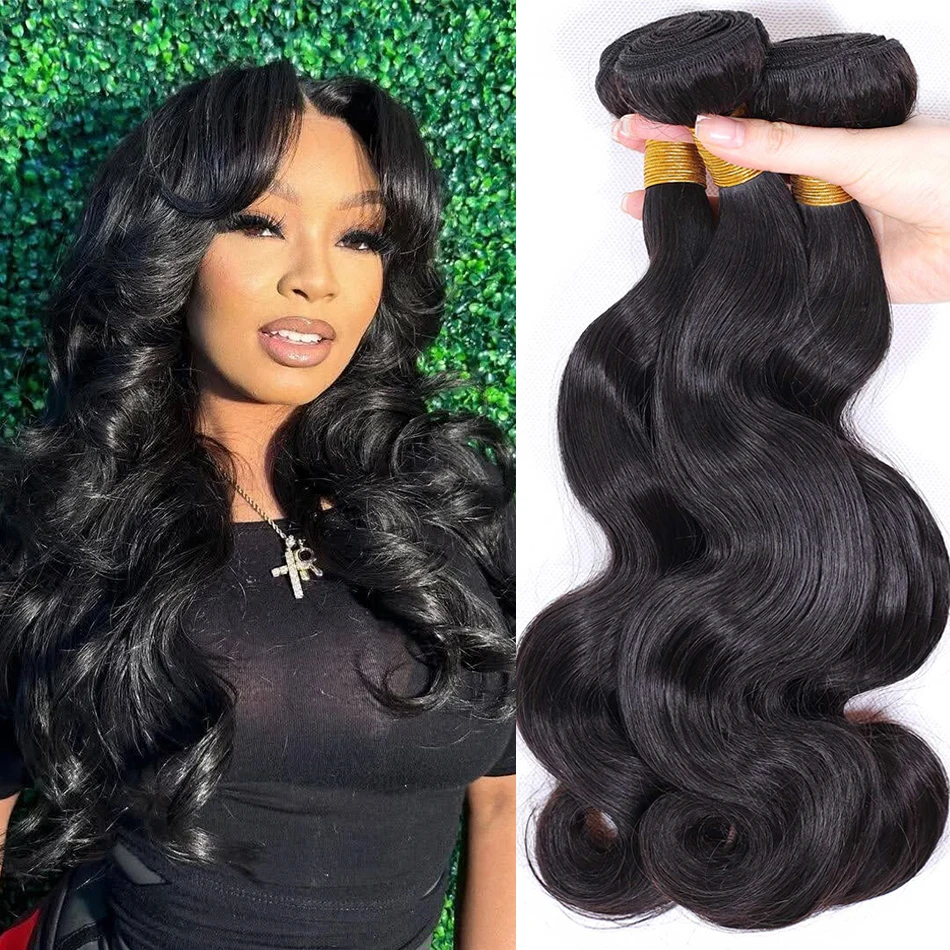 

14A 100% пучки человеческих волос Объемная волна Пучки человеческих волос 40-дюймовые объемные волосы Плетение 1/3/4 шт. Натуральные необработанные человеческие волосы