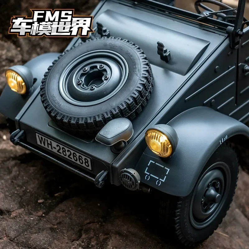 Fms 1:12 Professional Rc Remote Control Vehicle Electric Model Vehicle Simulation World War Ii 4wd Off Road Climbing Vehicle