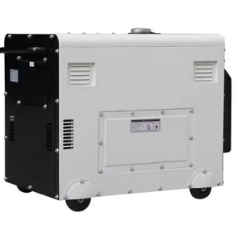 Single Cylinder Air-cooled Diesel Generator, Small 5kw 50hz Portable Silent Generator Set, Single-phase/three-phase Power