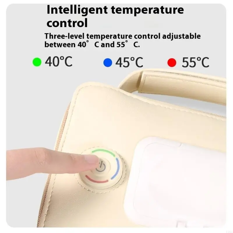 

D5QA новорожденных детские протирание теплее с 40 ° C/45 ° C/55 ° C опция легкая постоянная контроль температуры салфетки