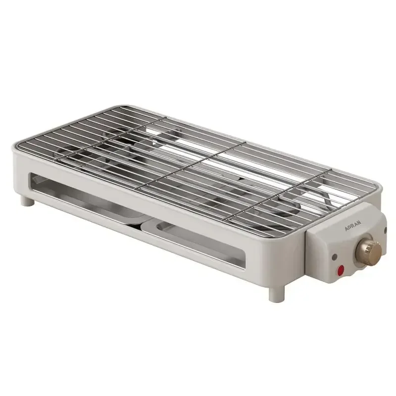 Electric barbecue grill household barbecue grill electric grill stove smokeless barbecue machine skewer machine rack