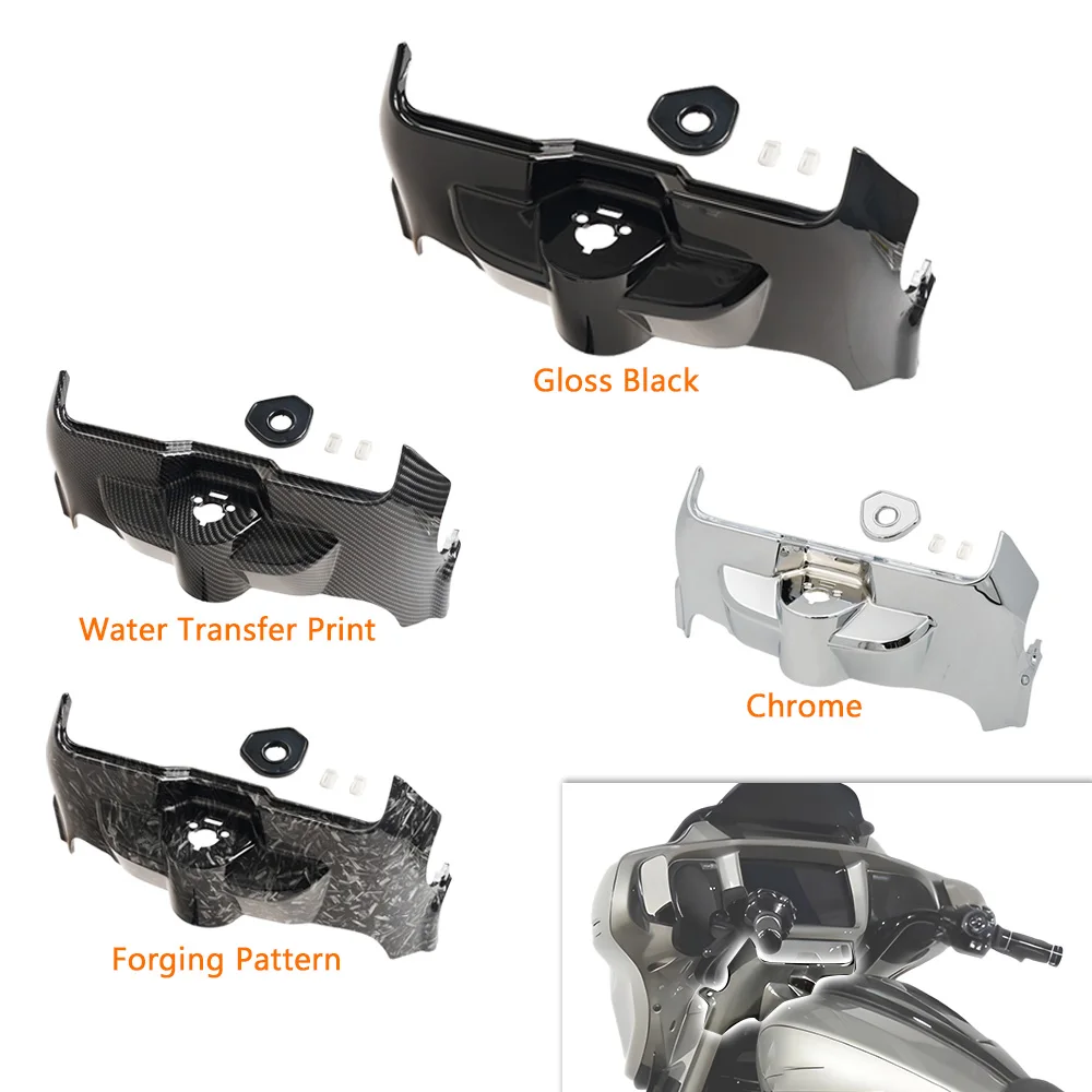 

New Inner Fairing Cap Cover Dash Panel Keyhole Cover Panels For Harley Touring Street Glide CVO 2023-2025 24Motorcycle Accessory