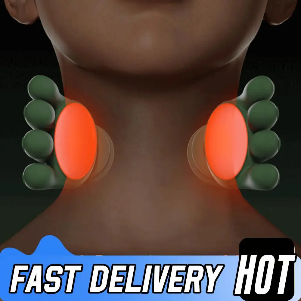 أداة تدليك الرقبة الذكية المحمولة تدليك الكتف والرقبة الرعاية الصحية هزاز التدفئة ضغط آلات تدليك كهربائي