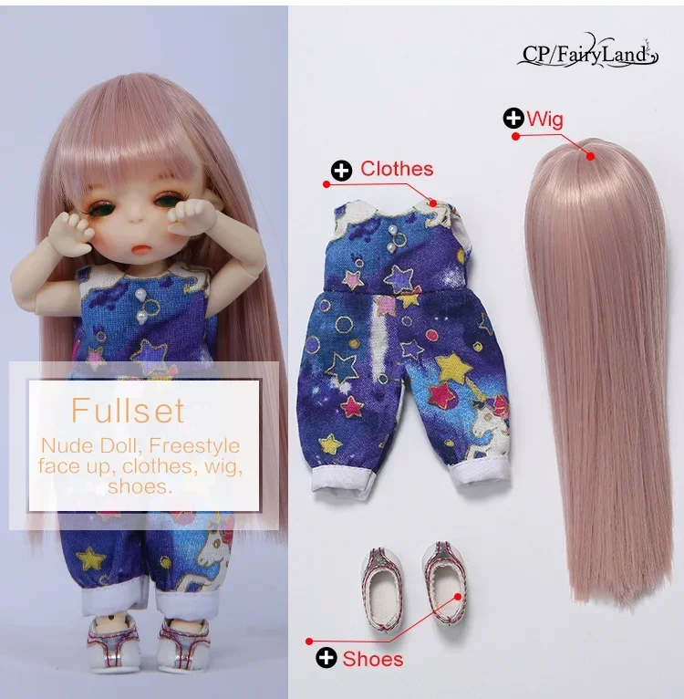 Fairyland ฮาโลวีน FL-pukifee 1/8 bjd body รุ่นเด็กทารกตุ๊กตาตาคุณภาพสูงของเล่น Shop เรซิ่นตาฟรี