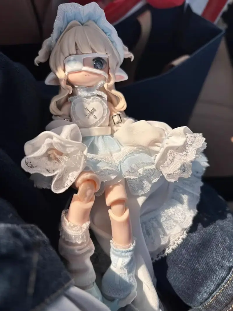 الحرية مطالبة Bjd صندوق أعمى الإلكترونية لطيف الحيوانات الأليفة سلسلة 1/12 المنقولة المشتركة Bjd دمية عمل الشكل لعبة الفتيات هدايا عيد الميلاد ﻿