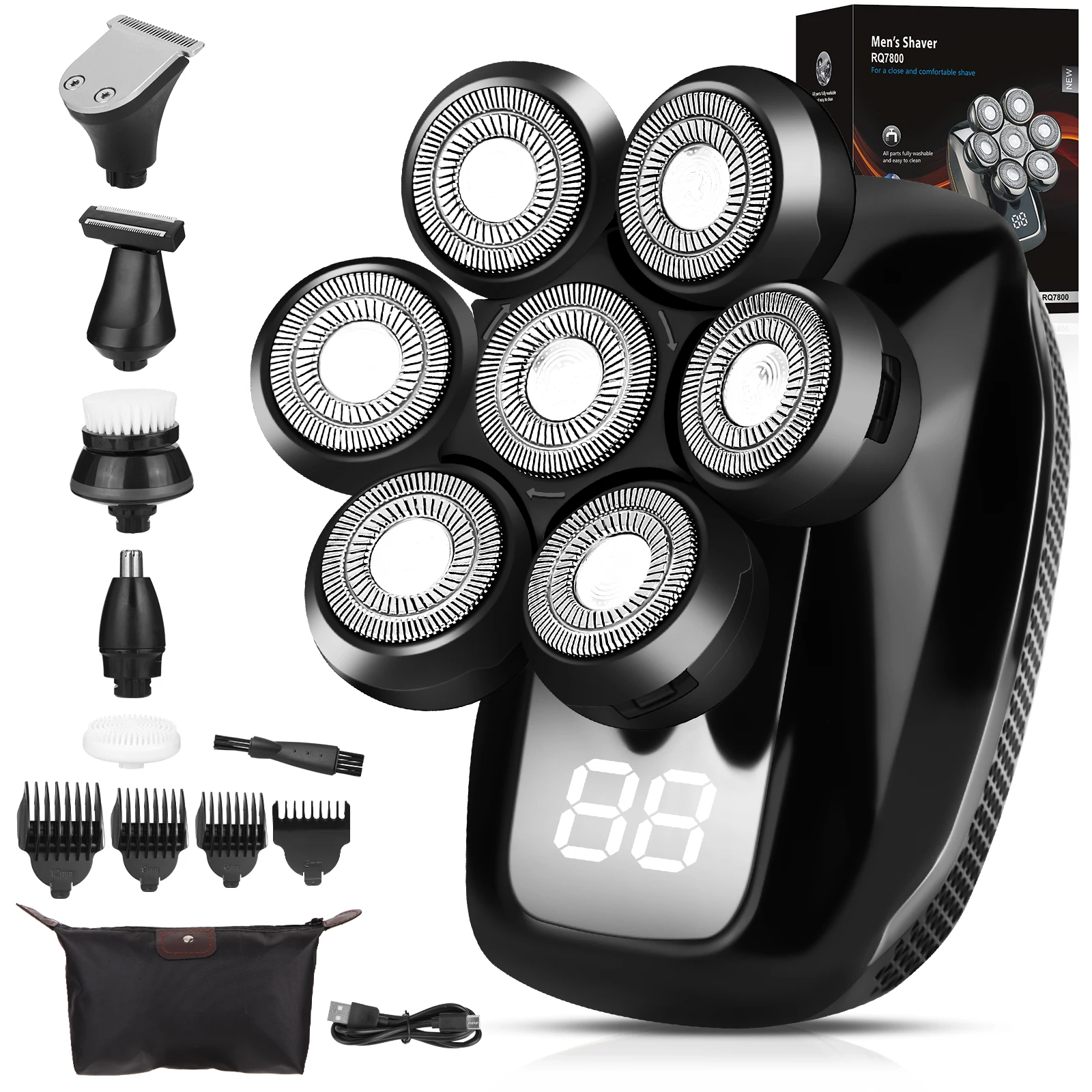 multifunction-smart-portable-battery-operated-waterproof-shaving-machine-head-hair-clippers-7-in-1-electric-shavers-for-men