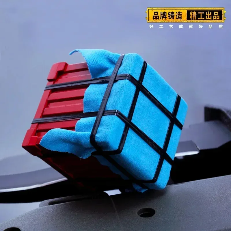 Lyou 2025 جديد Playerunknown's Battlegrounds Game Airdrop حقيبة نموذج PUBG شعار صندوق تخزين منفضة سجائر تأثيري الملحقات ★ ★ ★   كك.