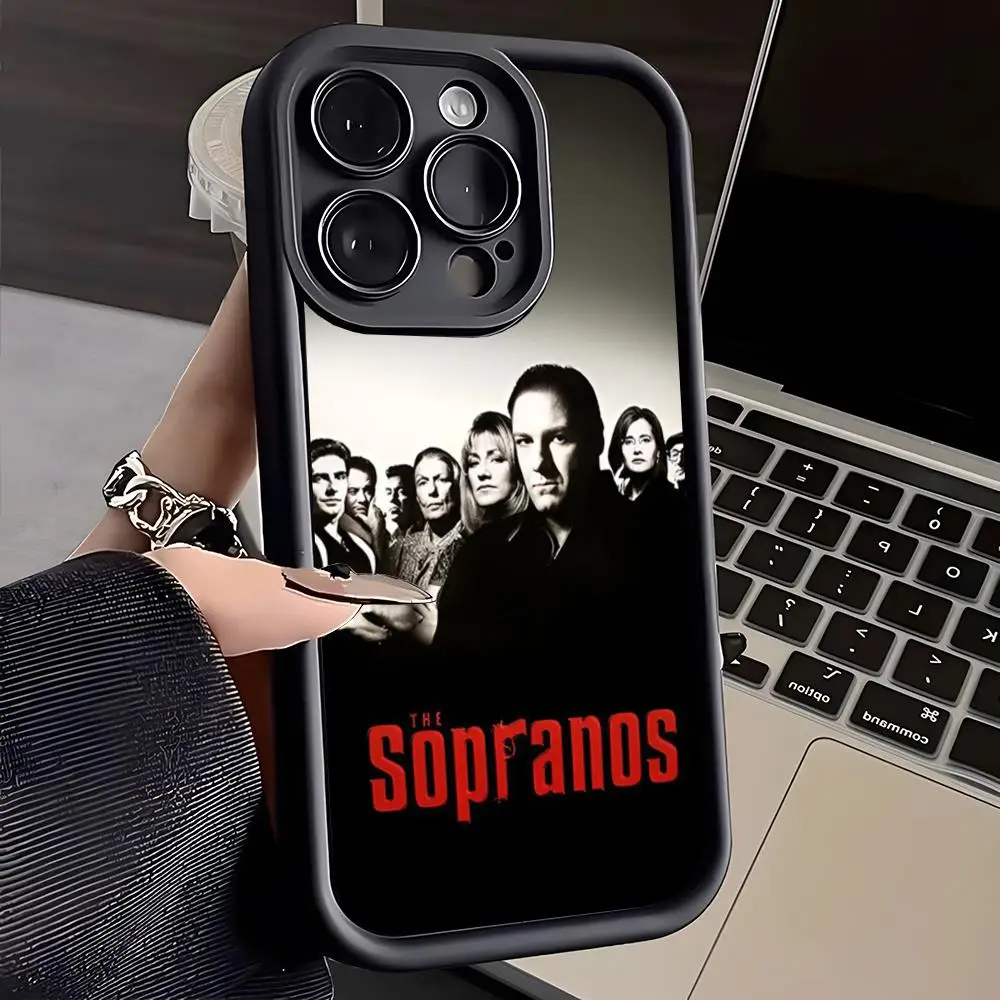 America TV The Sopranos Phone Case For IPhone 16 Pro Max 17 15 Pro 14 Plus 13 12 11 XR XS Max X Soft TPU Back Cover