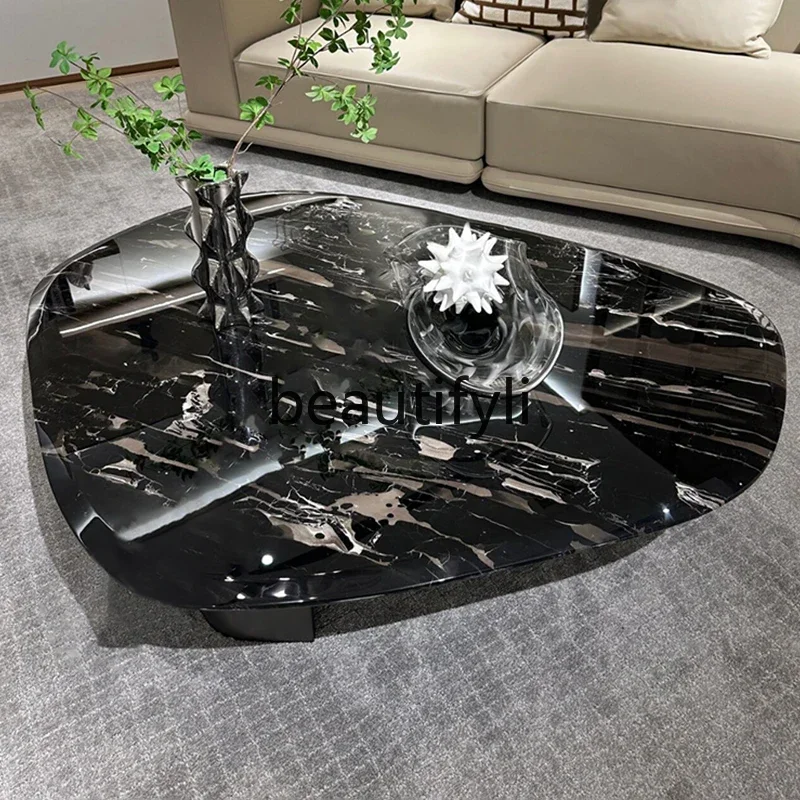 YJ5 تصميم حديث جديد بسيط شقة صغيرة غرفة المعيشة أريكة طاولة القهوة على شكل خاص
