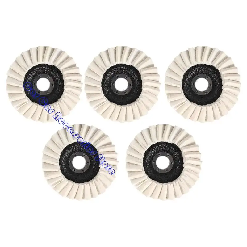 

242D шерстяные волокно -волоконно -полировочные колеса 125 мм угловой шлифовальный состав для металла для металла