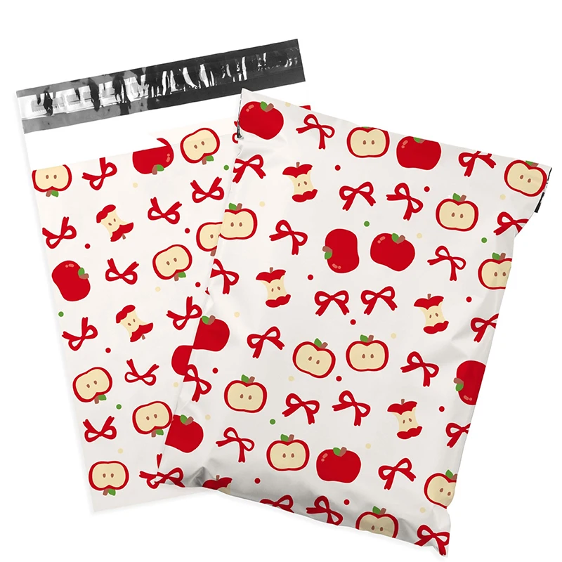 50Pcs/Lot Shipping Mailing Bags Fruit Printed Plastic Express Bag Pajamas Packaging Courier Envelope Business Supplies