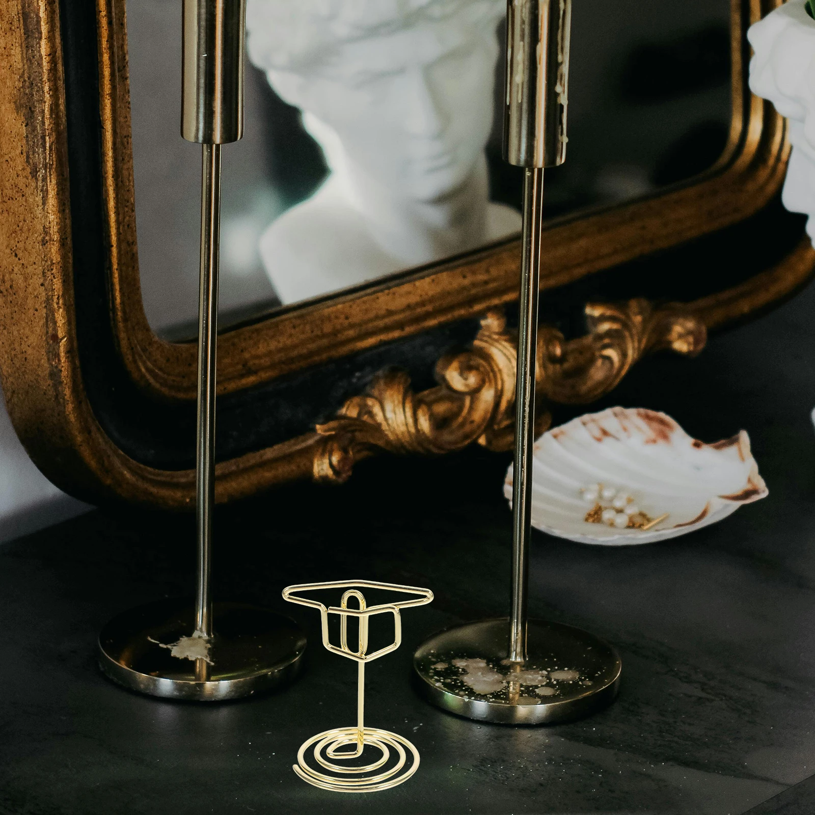 

25 Pcs Multifunctional Business Card Holder Congrats Grad Party Table Decor Decorate