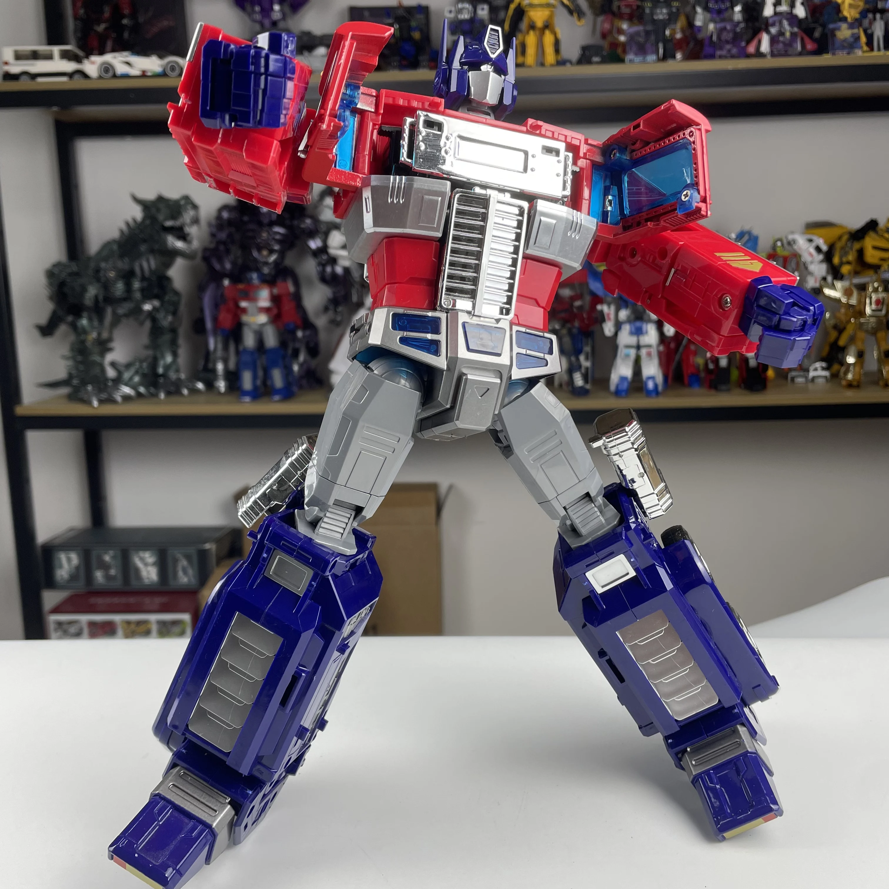 التحول XP10 32 سنتيمتر OP قائد مقطورة شاحنة كبيرة الحجم G1 سلسلة سبيكة عمل الشكل روبوت الهدايا اللعب