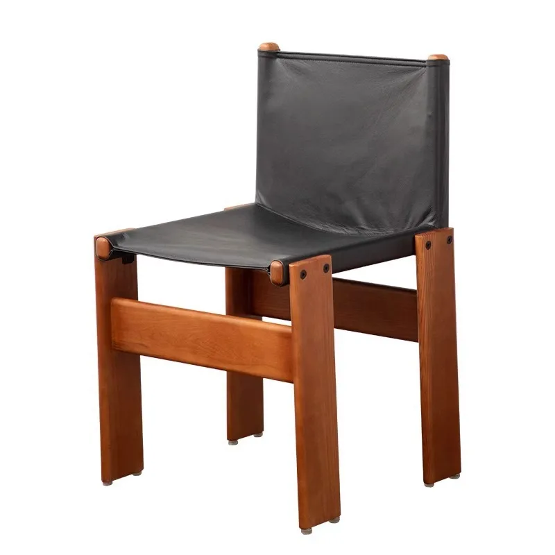 

Dining chair backrest desk single leather makeup stool table and chair combination commercial chair