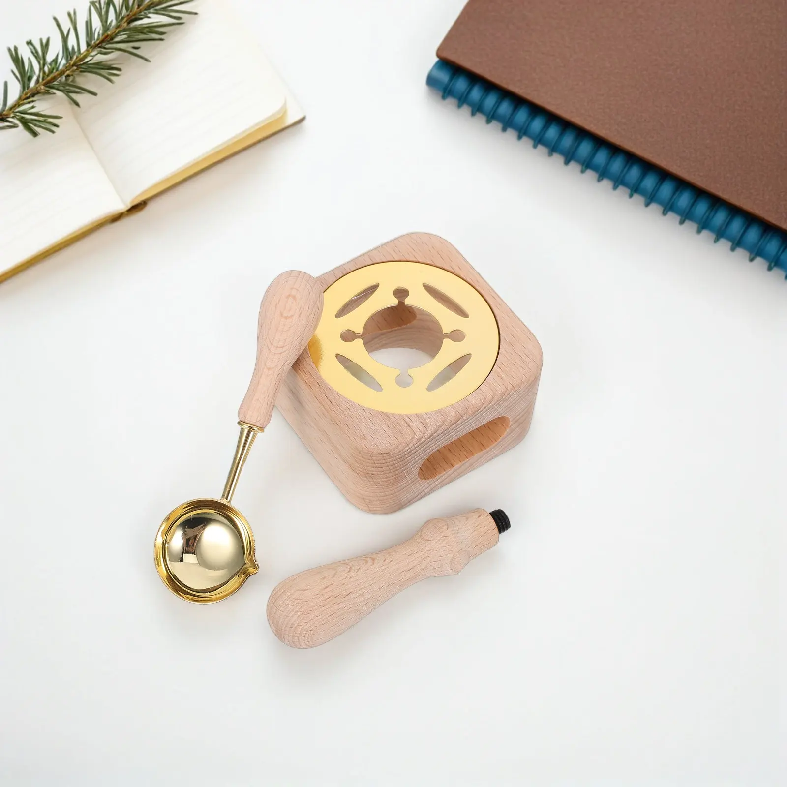 Fire Wax Seal Stamp Set Classic Design for Letter Sealing and Decoration with Multiple Seals Custom Logo Stamp Kit