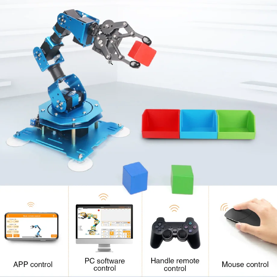 Picture 7: New Arrival Robot DIY For Arduino U-NO R3 Project Robot Arm Starter Kit With Robot Sensor Kit STEAM Education
