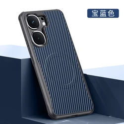 Case For iQOO Neo 9 9S Pro Plus Shockproof Cover PC+TPU 2in1 Carbon Fiber Texture Support Wireless Charging