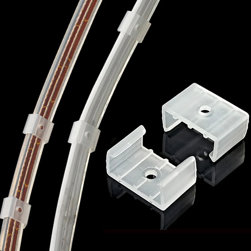 Fixing Clip Mounting Brackets,Led Strip Clips For 2835 5050 6 8MM 10/20MM 2 4 5 Pin LED Kitchen Cabinet LED Tape Wire Connectors
