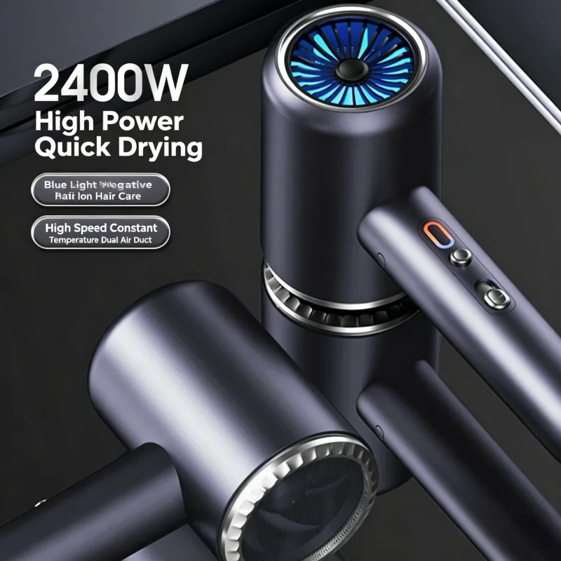 

Salon Grade High-Power Hair Dryer With Cold And Hot Constant Temperature Negative Ion Hair Care, Static Sound Speed Dry Blow Dry