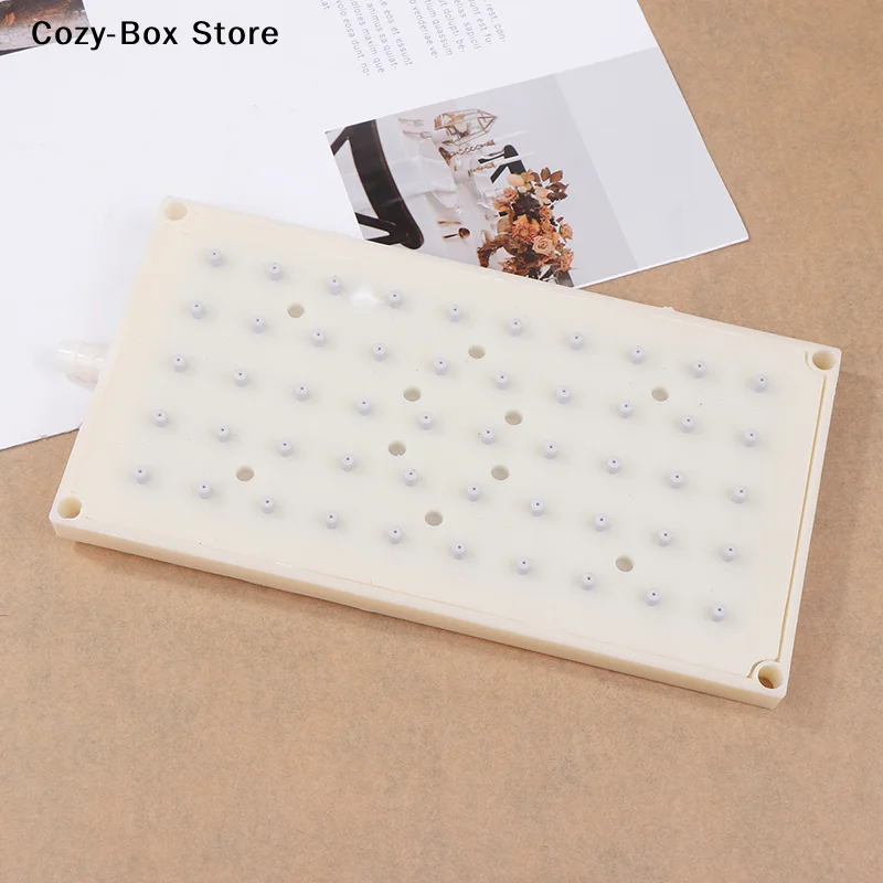 [ZY]10mm Intubation Type Interface Shower Head ABS 22X10.9cm Rectangular Shower 5 * 10 Hole Top Spray Shower Head Accessories