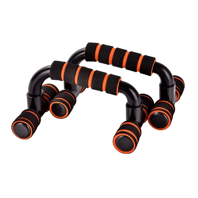 Hot Selling Home Gym Strong Training Fitness H Shaped Push up Bar Push up Stand With Foam Covers