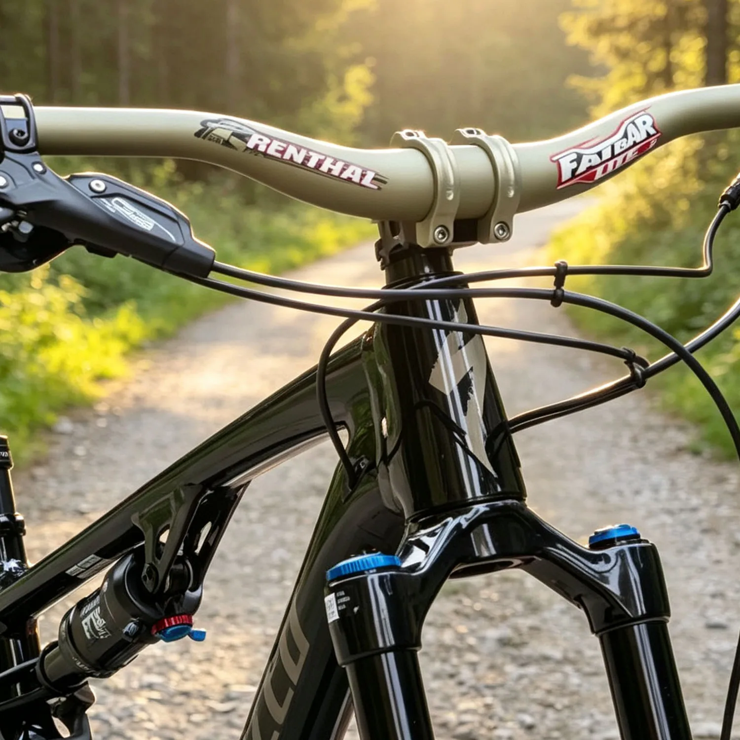 Renthal Apex V2 mountain bike stem, 35mm bar clamp, CNC-machined aluminum, zero-gap handlebar stem for all XC, Trail and Enduro