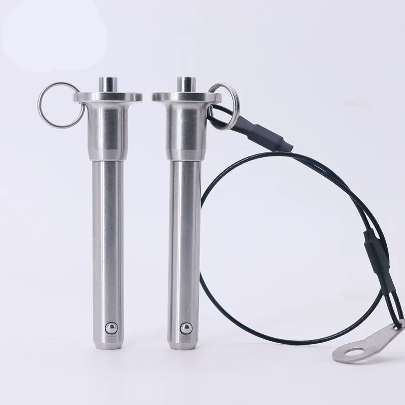 Stainless Steel Quick Release Pin, Ball‑Locking Pin, Line Array Speaker Latch Pin, Ball‑Button Safety Pin, Size 6‑10