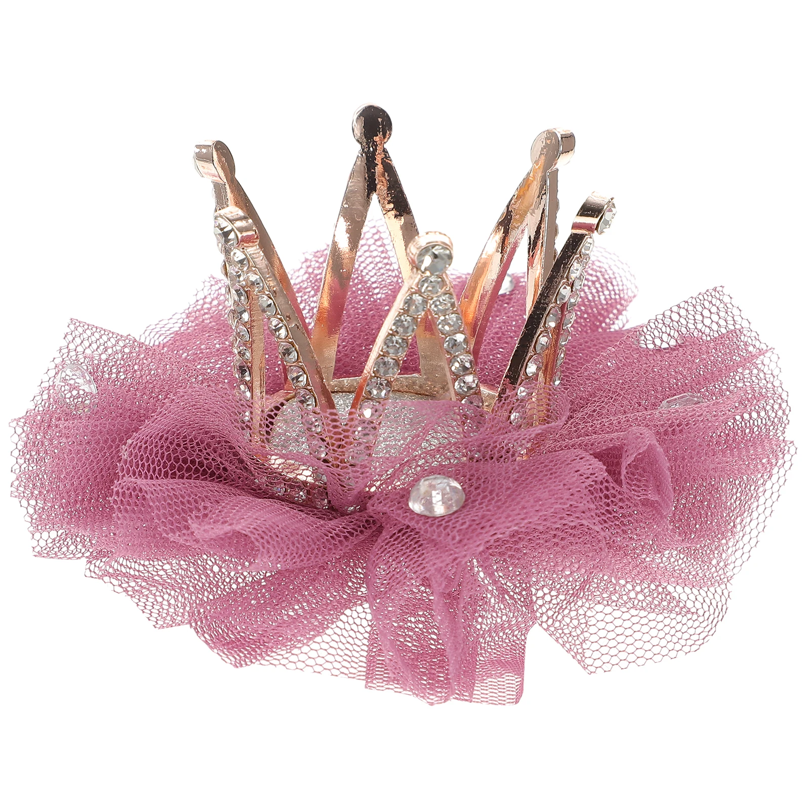 

Crown Hair Clips Rhinestone Bride Accessories Kids Bows Toddler Girls Durable Material Easy Travel Outing Gift Fashion Design
