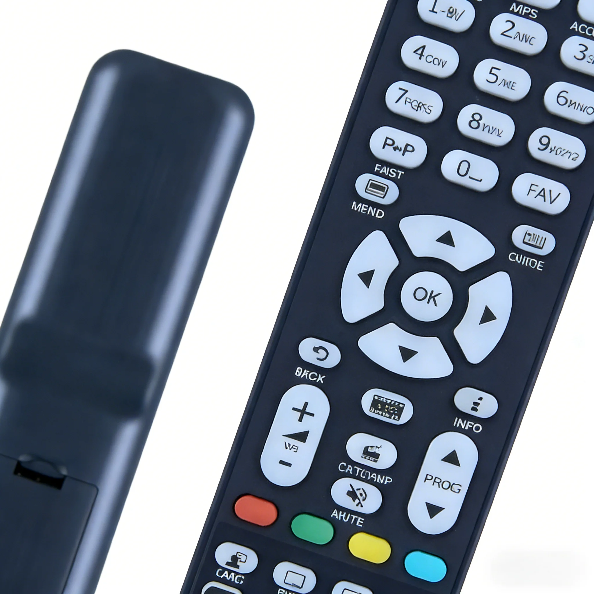 

Premium IPTV OTT Setrix Transcoding Remote Control – Universal IR Remote for Set-Top Boxes & Smart TVs