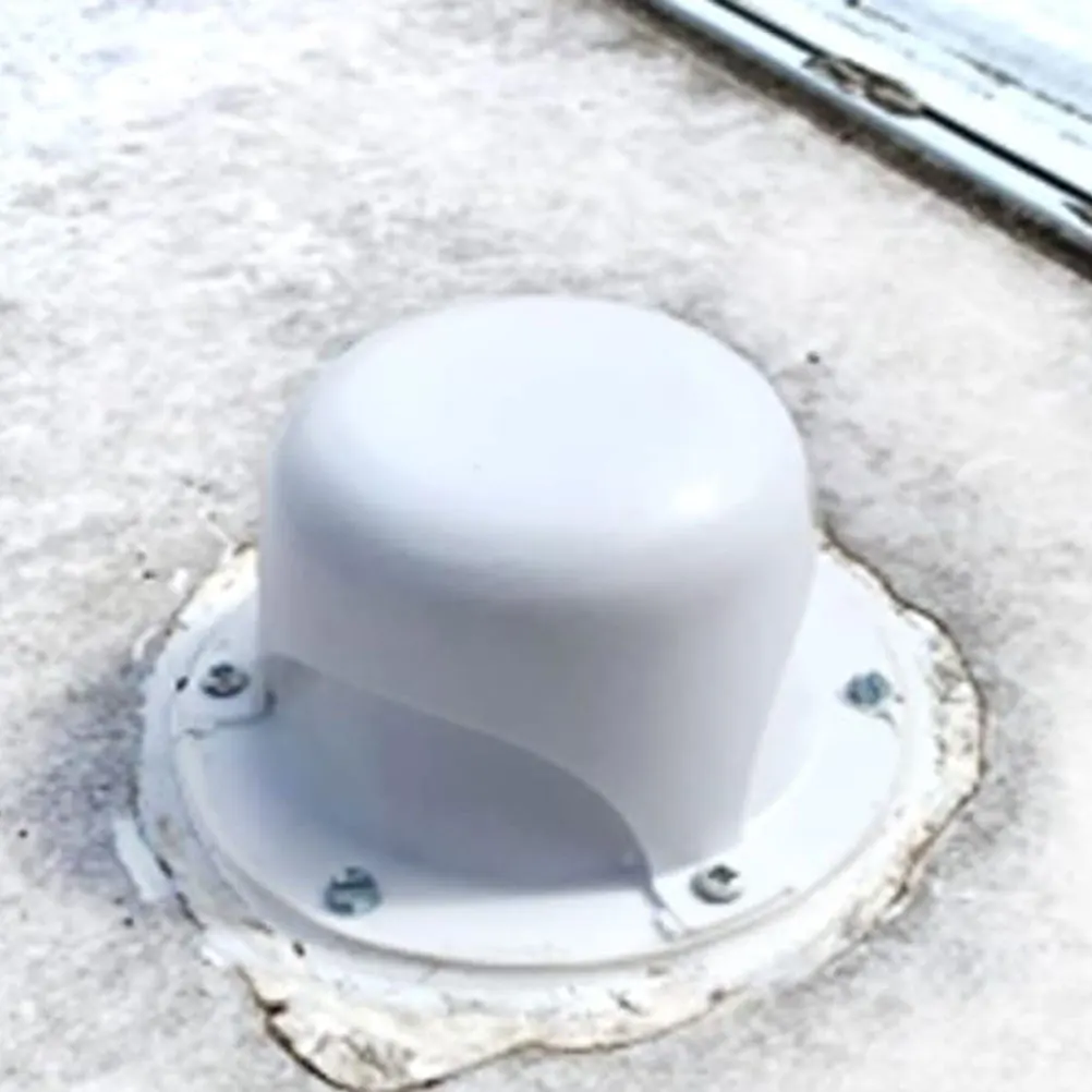 

RV Roof Vent Cover Cap 2 Inch Pipes Durable PE Material Easy Installation Includes Screws Efficient Ventilation Plastic Plumbing