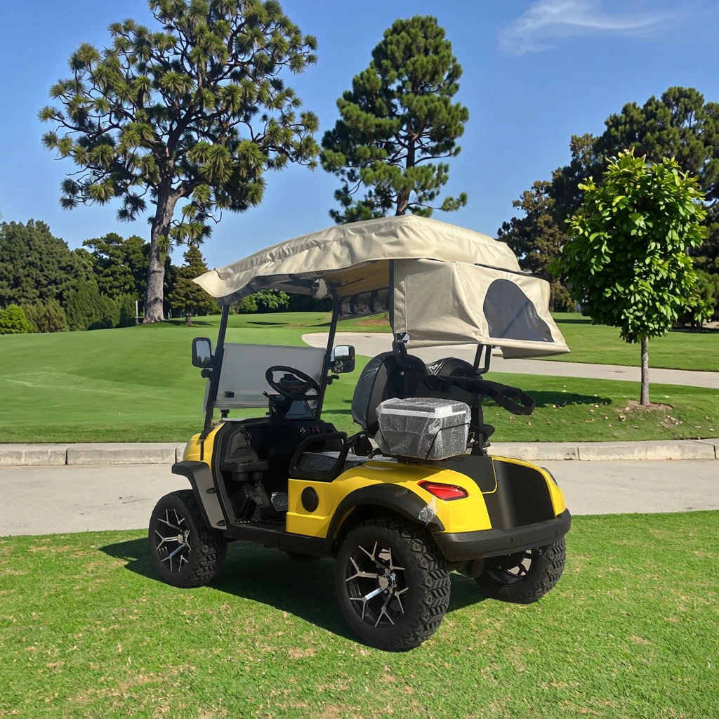 Factory clearance sale, free shipping on orders 2 Seats Electric Golf Carts Equipped with Rain Curtains and Sand Buckets
