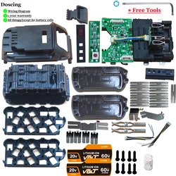 DCB609 Li-ion Battery Plastic Case PCB Charging Protection Circuit Board Box For DeWalt MAX XR 20V 60V FlexVolt DCB606 DCB612