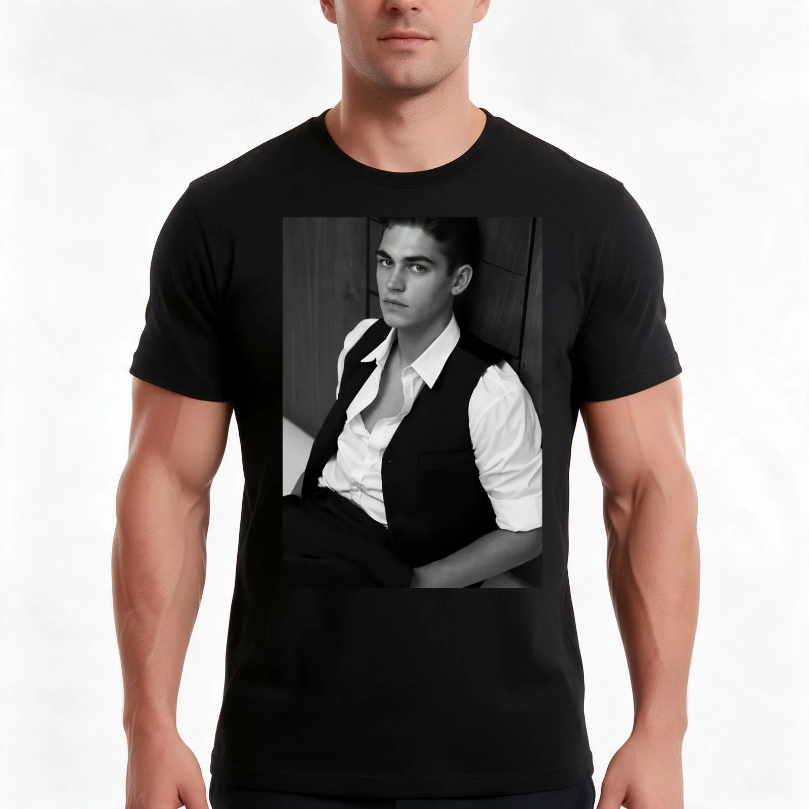 Hero Fiennes Tiffin - TINGS Magazine T-Shirt Summer Casual Cotton Tee Oversized Streetwear Tops Vintage Graphic Print