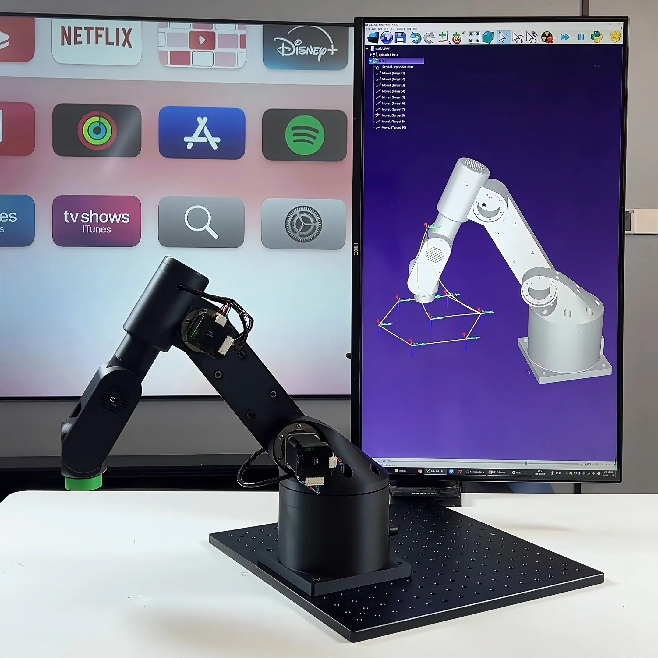 Desktop 6-DOF robotic arm, closed-loop stepper motor, large model visual grasping, VLA embodied intelligence LeRobot