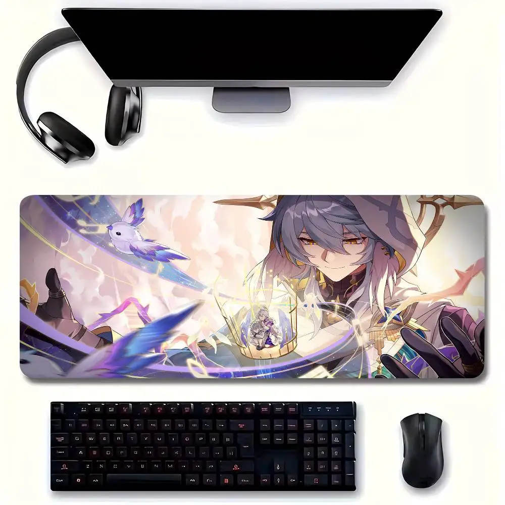 Sunday Anime H-Honkai Star Rail Mousepad Non-slip Suitable For Office Computers Laptops E-sports Game Desk Mats XXL Keyboard