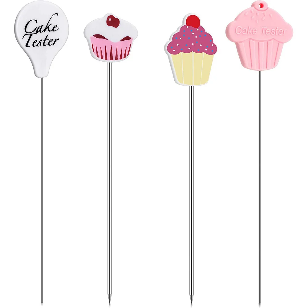 Cake Tester Needles Stainless Steel Reusable Cake Tasting Needles Cake Tester Skewer Needles for Kitchen