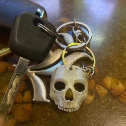 MW2 Ghost Skull Mask Keychain, Warzone Ghost Mask Keychain, Call of Duty keychain, gaming accessories