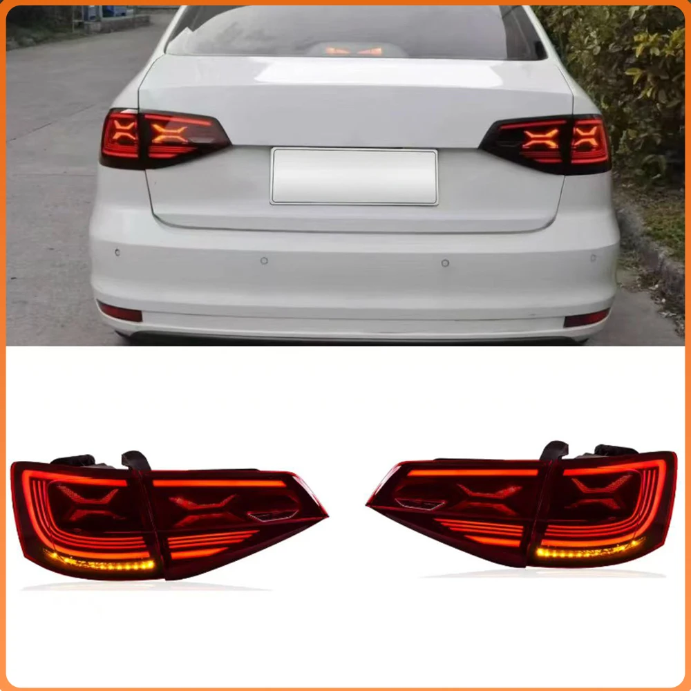 

Светодиодные задние фонари для VW Sagitar Jetta 2015-2017, высококачественные, с функцией Plug and Play, аксессуары для модернизации задних фар.