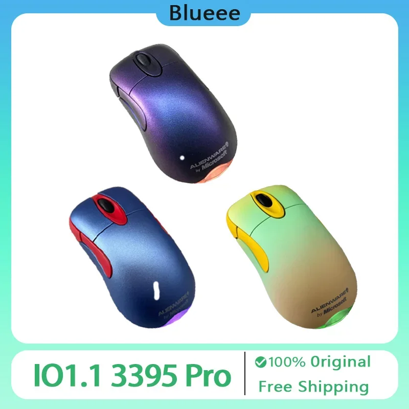 IO1.1 3395 Pro 2.4g Wireless Mouse RGB Matte Bright Texture Usb Gaming Mouse Computer Accessory for Desktop Laptop Win Mac Pc