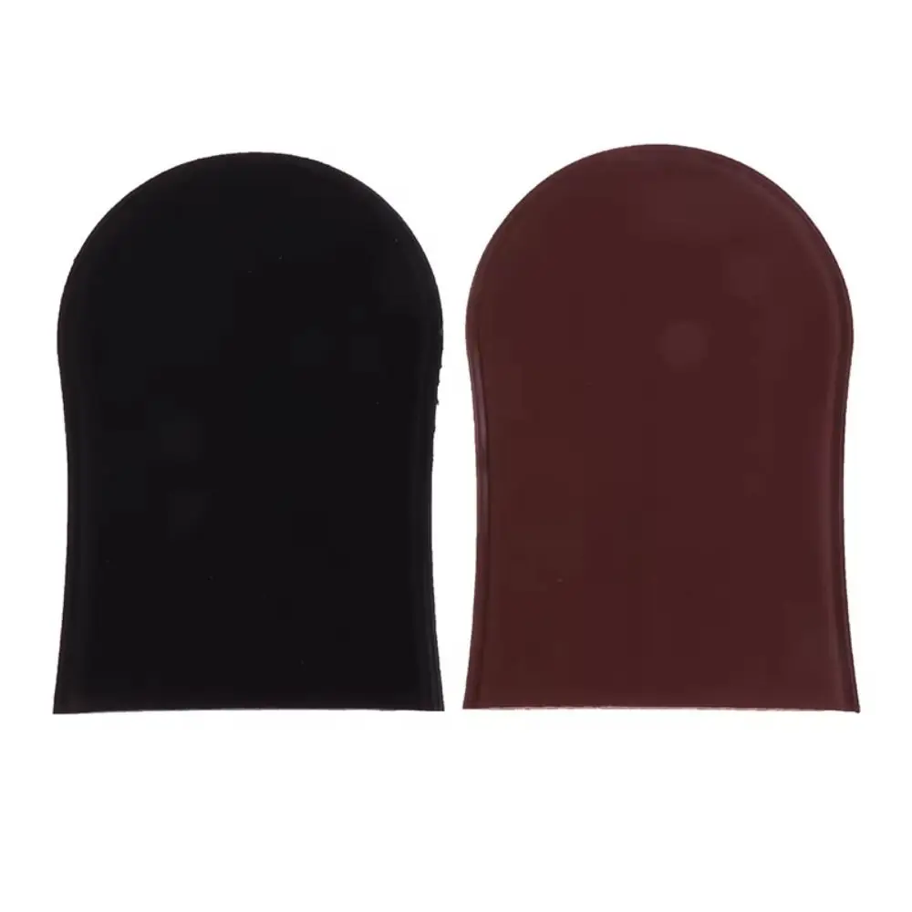 Convenient Velvet Tanning Mitt Double Sided Waterproof Tan Applicator Glove Soft Texture Reusable Applicator Glove Daily Care