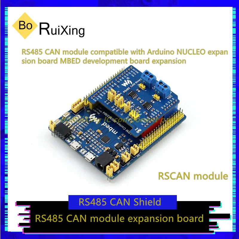 5PCS/LOT RS485 CAN Shield  Compatible With Arduino NUCLEO Expansion Board MBED Development Board Extension