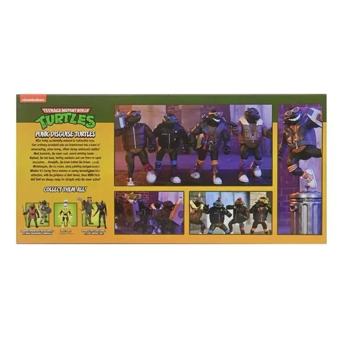 100% Original NECA5438 Ninja Turtles Exclusive Edition Punk Disguise Turtles Anime Figure Statue Collectible Gift Kids Toys