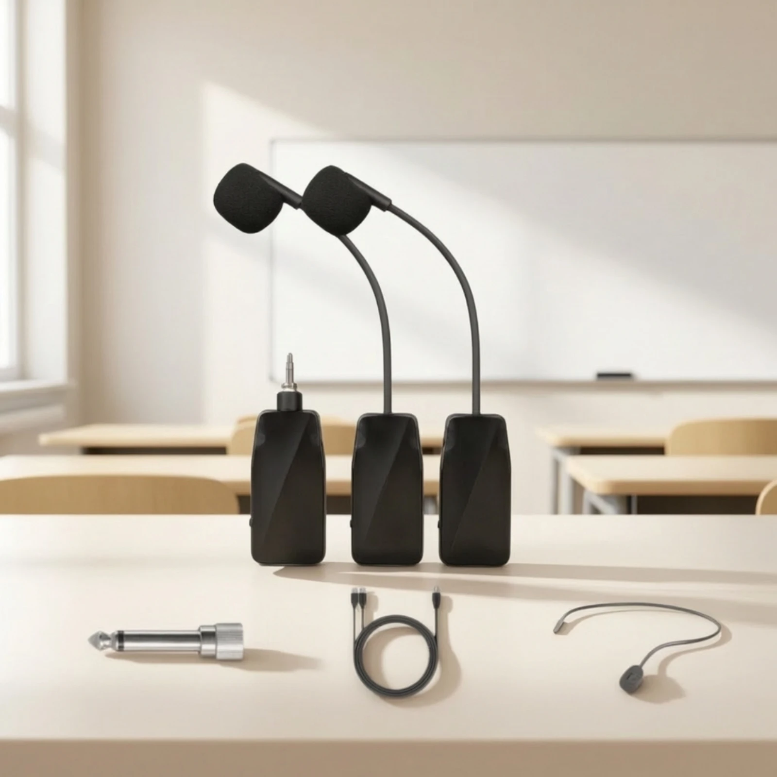 Headset System with Headset Headset Compact for Teachers, Presentations, Classroom
