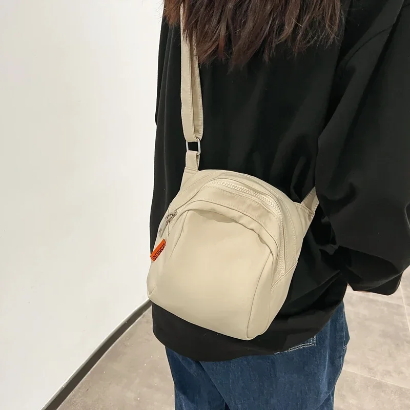 Canvas Zipper Crossbody Bags Ladies Bags on Sale 2023 High Quality Versatile Solid Purse Vintage High Capacity Satchels Bolsa