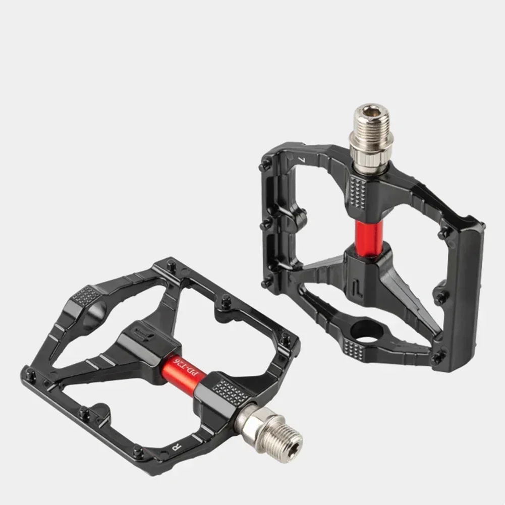 1 Pair Bicycle Flat Pedals Aluminum Alloy Anti-slip Pedal For MTB Mountain Urban Bikes Sealed Bearing Cycling Bicycle Pedals