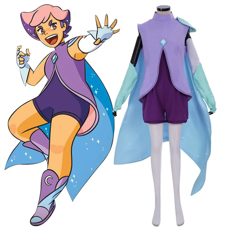 Anime Cartoon She-Ra and the Princesses of Power Cosplay Costume Glimmer Cosplay Costume Custom Made